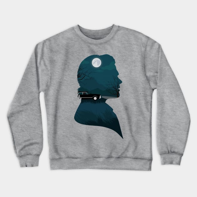 Night Hunter Crewneck Sweatshirt by aviaa